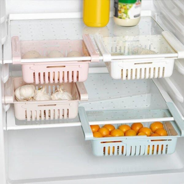 2-Piece Adjustable Fridge Organizer