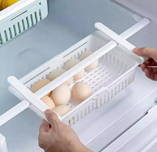 2-Piece Adjustable Fridge Organizer