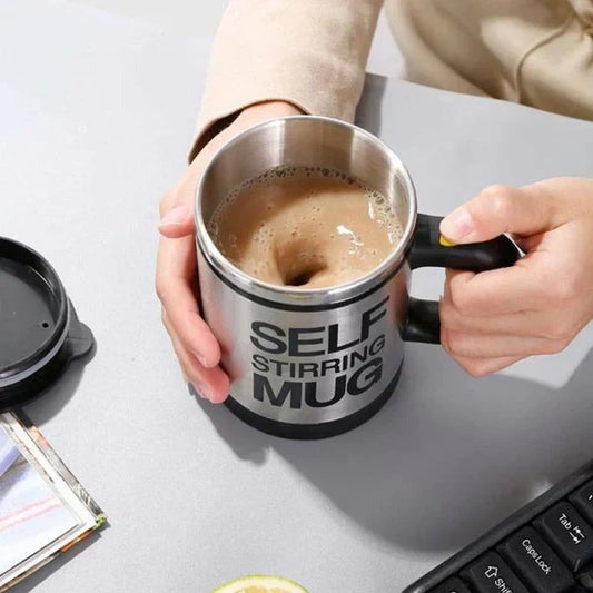 Self-Stirring Mug - Hassle-Free Mixing for Your Drinks